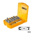 Ingco Κατσαβιδόμυτες 25mm Σετ 30 τεμ. AKSD08301