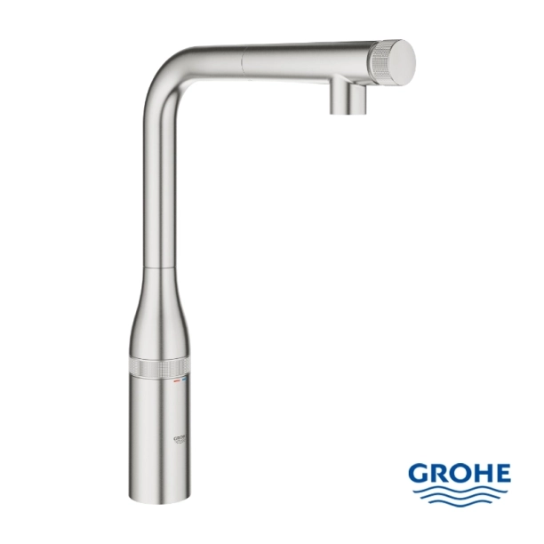 Μπαταρία κουζίνας Essence Smartcontrol ντους Supersteel