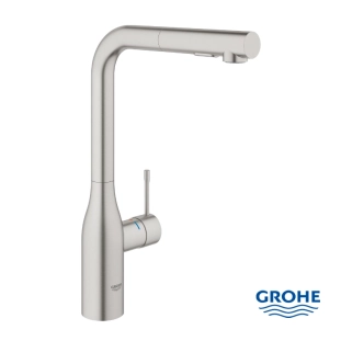 Μπαταρία Κουζίνας Grohe Essence 30270DC0, supersteel