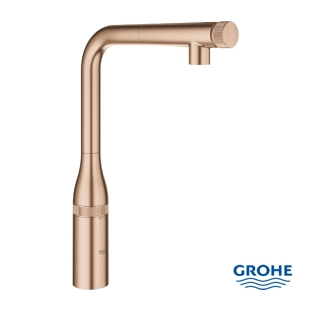 Μπαταρία κουζίνας Essence Smartcontrol ντους brushed warm sunset