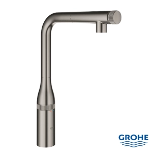 Μπαταρία κουζίνας Essence Smartcontrol ντους Brushed hard Graphite