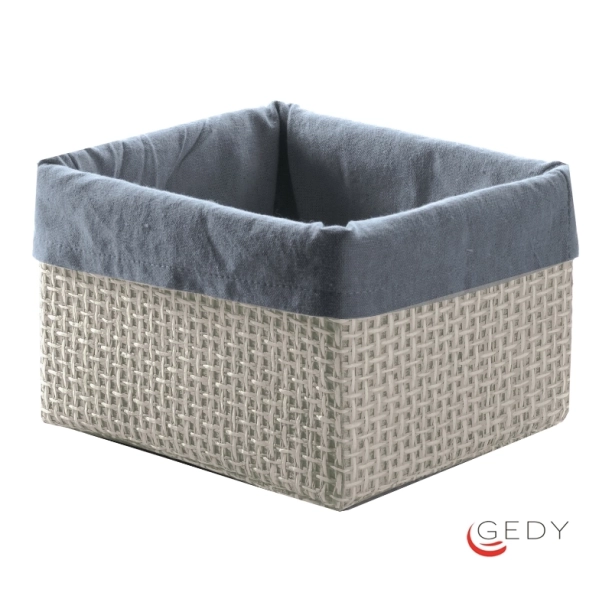 Gedy Lavanda Καλάθι Αποθήκευσης Grey 21x15x12cm