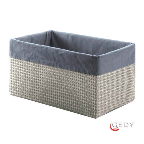 Gedy Lavanda Καλάθι Αποθήκευσης Grey 31x19x16,5cm
