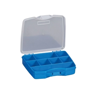 ΤΑΜΠΑΚΙΕΡΑ ΠΛΑΣΤΙΚH POLY 1/8 ΜΠΛΕ - 16,5x14x3,5cm