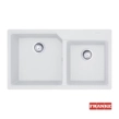 Νεροχύτης γρανιτένιος Urban UBG 86x50cm Polar white 2 γούρνες