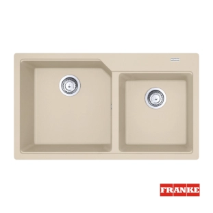 Νεροχύτης γρανιτένιος Urban UBG 86x50cm Oatmeal 2 γούρνες