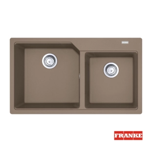 Νεροχύτης γρανιτένιος Urban UBG 86x50cm Oyster 2 γούρνες