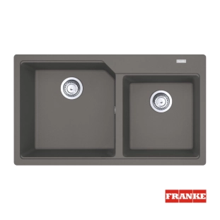 Νεροχύτης γρανιτένιος Urban UBG 86x50cm Stone grey 2 γούρνες