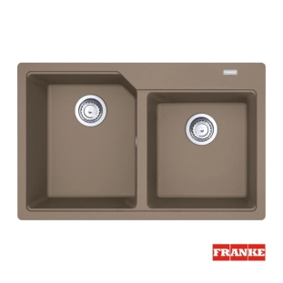 Νεροχύτης γρανιτένιος Urban UBG 78x50cm Oyster 2 γούρνες