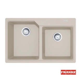 Νεροχύτης γρανιτένιος Urban UBG 78x50cm Coffee 2 γούρνες