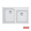 Νεροχύτης γρανιτένιος Urban UBG 78x50cm Polar White 2 γούρνες