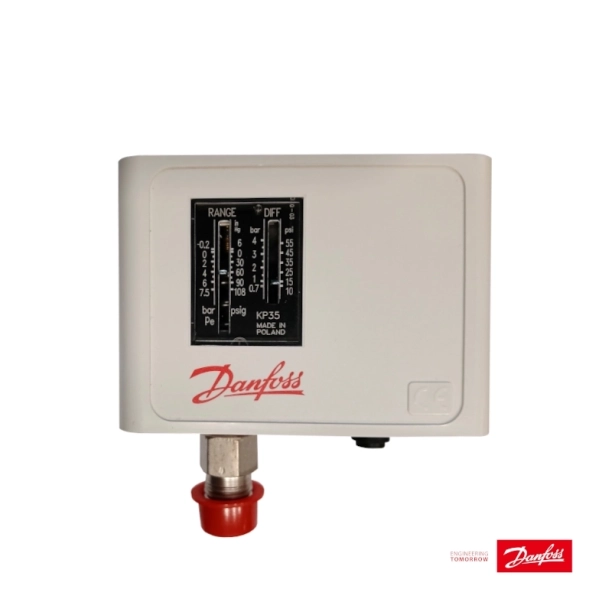 Πιεσοστάτης Danfoss -0.2 - 7.5 bar KP35 060-113366
