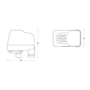 Πιεσοστάτης Italtecnica 1 - 5 bar PM/5G 2