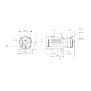 Grundfos Πολυβάθμια Αντλία Επιφάνειας CM 5-5 0,90 kW 2