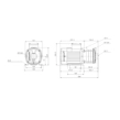 Grundfos Πολυβάθμια Αντλία Επιφάνειας CM 1-6 0,5 kW
