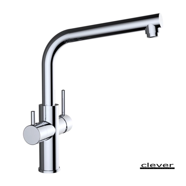 Μπαταρία Κουζίνας Clever MetalFree 3Way 61102, χρωμέ