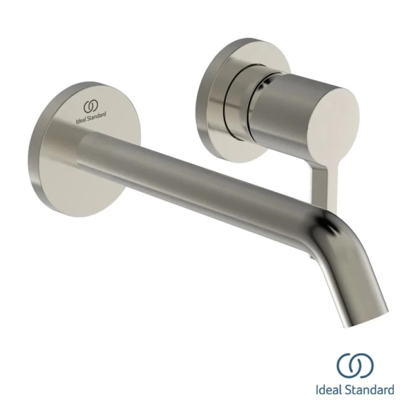 Ideal Standard Joy A7378GN Εξωτερικά Μέρη Εντοιχιζόμενης Μπαταρίας Νιπτήρος, Silver Storm