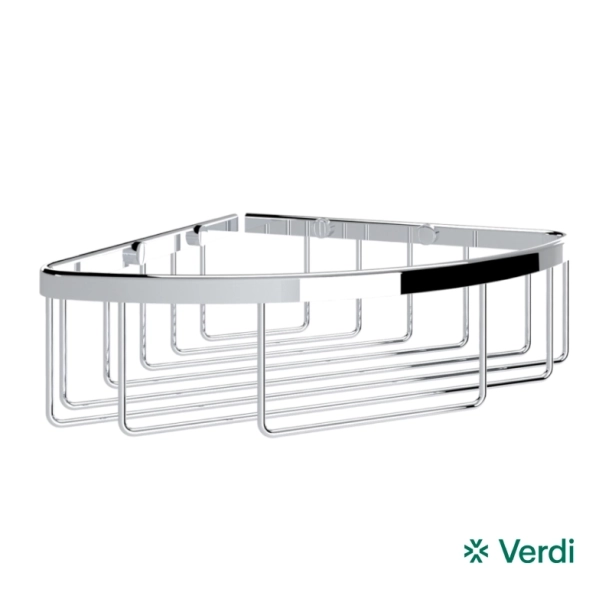  Γωνιακή σπογγοθήκη Verdi χρωμέ 29x21cm