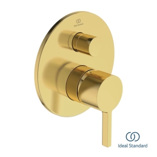 Ideal Standard Joy A7383A2 Εξωτερικά Μέρη Εντοιχιζόμενης Μπαταρίας λουτρού, Brushed Gold