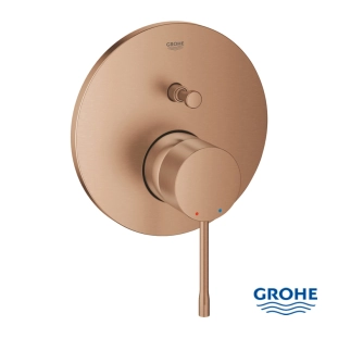 Grohe Essence 24058DL1 Εξωτερικά Μέρη Εντοιχιζόμενης Μπαταρίας Λουτρού, Brushed Warm Sunset