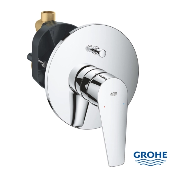 Grohe Bauedge 29079001 Πλήρες Σύστημα Εντοιχιζόμενης Μπαταρίας Λουτρού, χρωμέ