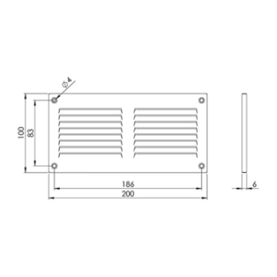 Περσίδα EUROPLAST MR2010 Με Πλέγμα Προστασίας 2
