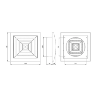 Περσίδα EUROPLAST ND10G Με Πλέγμα Προστασίας 2