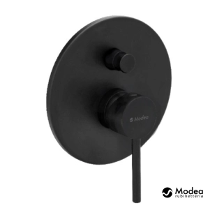 Modea Etna 00-08600/B Πλήρες Σύστημα Εντοιχιζόμενης Μπαταρίας λουτρού, μαύρο ματ 2