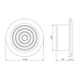 Περσίδα EUROPLAST NGA100 Με Πλέγμα Προστασίας 2