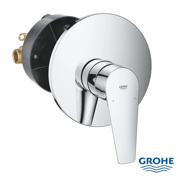 Grohe Bauedge 29078001 Πλήρες Σύστημα Εντοιχιζόμενης Μπαταρίας Ντους, χρωμέ