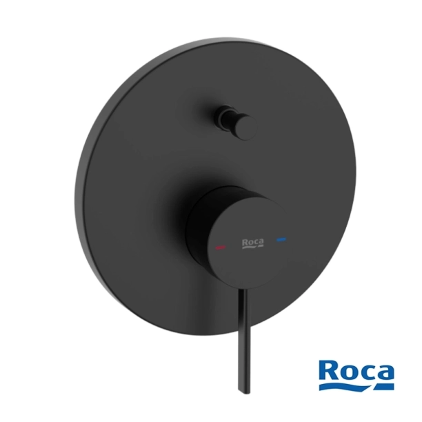 Roca Ona Εξωτερικά Μέρη Εντοιχιζόμενης Μπαταρίας Λουτρού 2 Ροών Matt Black A5A0B9ENB0