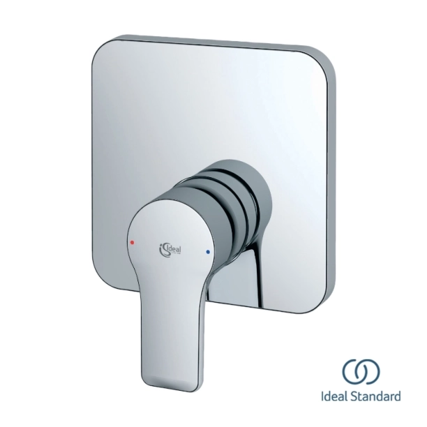 Ideal Standard Attitude A4757AA Εξωτερικά Μερη Εντοιχιζόμενης Μπαταρίας Ντους, Χρωμέ