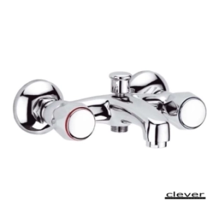 Clever Guayama Μπαταρία Λουτρού Κρύο/Ζεστό Χρωμέ