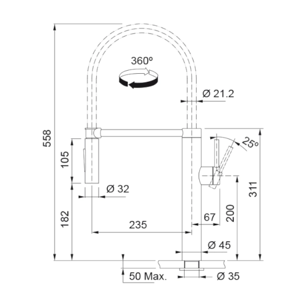 Μπαταρία Pescara Semi pro XL inox