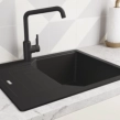 Franke Μπαταρία Κουζίνας Urban U-spout, Μαύρο Ματ