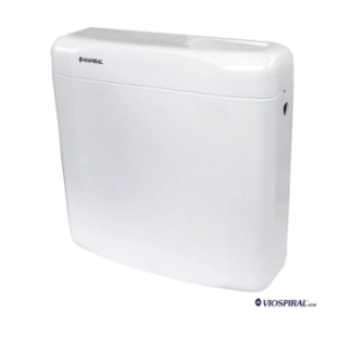 Viospiral Dalia Επίτοιχο Πλάστικό Καζανάκι Start-Stop