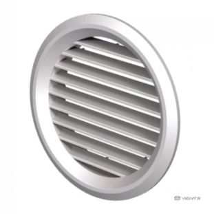 Vents Καπάκι Εξαερισμού με Σίτα 12,8εκ Αγωγού Φ100 Γκρι