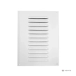 Vents Καπάκι Εξαερισμού Αλουμινίου με Σίτα 15x25cm Λευκό
