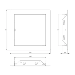 ΘΥΡΙΔΑ ΕΠΙΣΚΕΨΗΣ ΜΕΤΑΛΛΙΚΗ EUROPLAST RLM1515 2