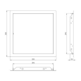 ΘΥΡΙΔΑ ΕΠΙΣΚΕΨΗΣ ΜΕΤΑΛΛΙΚΗ EUROPLAST RLM3030 2
