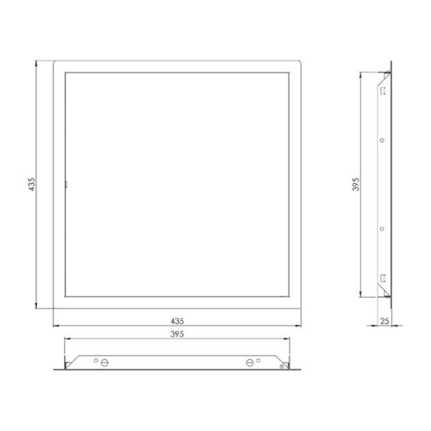 ΘΥΡΙΔΑ ΕΠΙΣΚΕΨΗΣ ΜΕΤΑΛΛΙΚΗ EUROPLAST RLM4040