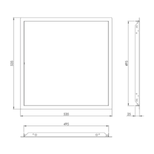 ΘΥΡΙΔΑ ΕΠΙΣΚΕΨΗΣ ΜΕΤΑΛΛΙΚΗ EUROPLAST RLM5050 2