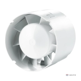 Vents 125 VK01 Εξαεριστήρας Γραμμής Αγωγού Φ125 190 m3/h...