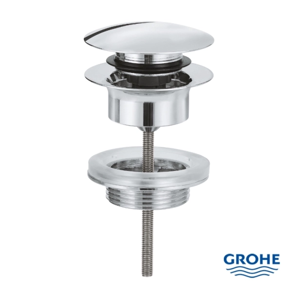 Grohe Βαλβίδα Νιπτήρος Φ64 Push-Open 1 1/4 Χρωμέ