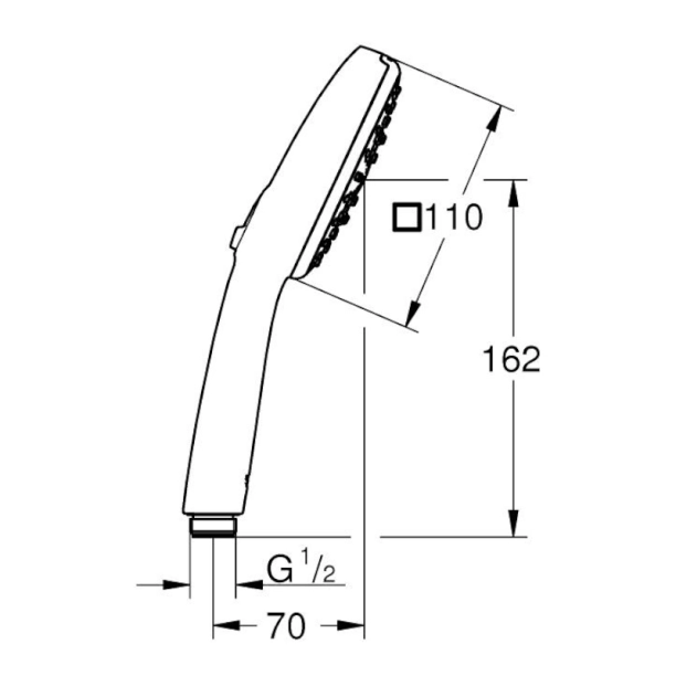 Grohe Tempesta Cube 110 Τηλέφωνο Ντους 3...