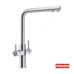 Franke Neptune Triflow Τρίοδη Μπαταρία Κουζίνας Φίλτρου Χρωμέ