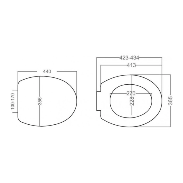 Κάθισμα λεκάνης Universal Relax βαρέως τύπου