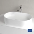 Villeroy&Boch Collaro Οβάλ Επιτραπέζιος Νιπτήρας Πορσελάνης 56x36cm Ματ Λευκό 4A1956RW