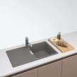 Νεροχύτης γρανιτένιος Franke Centro 611 86x50 Stone Grey αντιστρεφόμενος