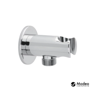 Modea 00-07550 Παροχή Ντους με Στήριγμα Τηλεφώνου, χρωμέ